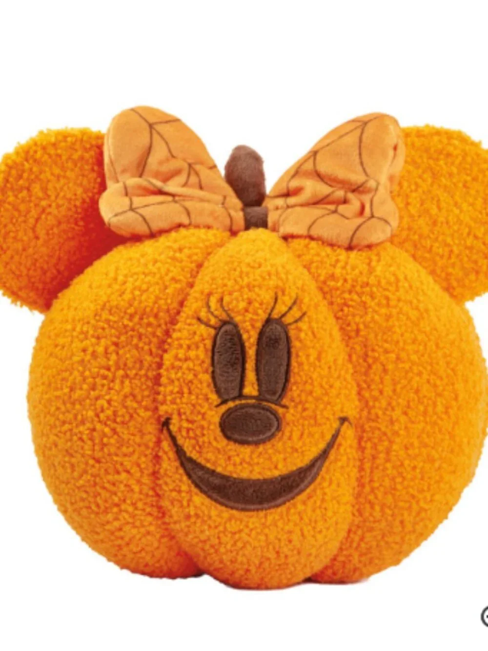 Disney Minnie Mouse Pumpkin Plush Pillow Halloween Decor